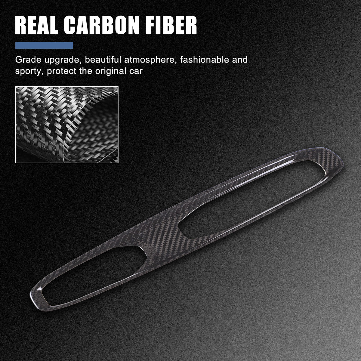 Real Dry Carbon Fiber Interior Center Trim For Corvette C8 2026+ Stingray ZR1 4