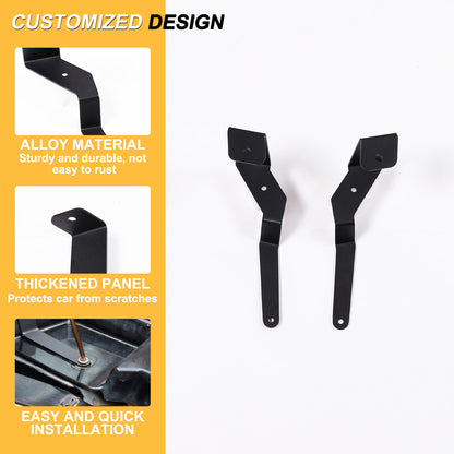 Steel Hood Light Mount Bracket For Hummer H2 2003-2009 12
