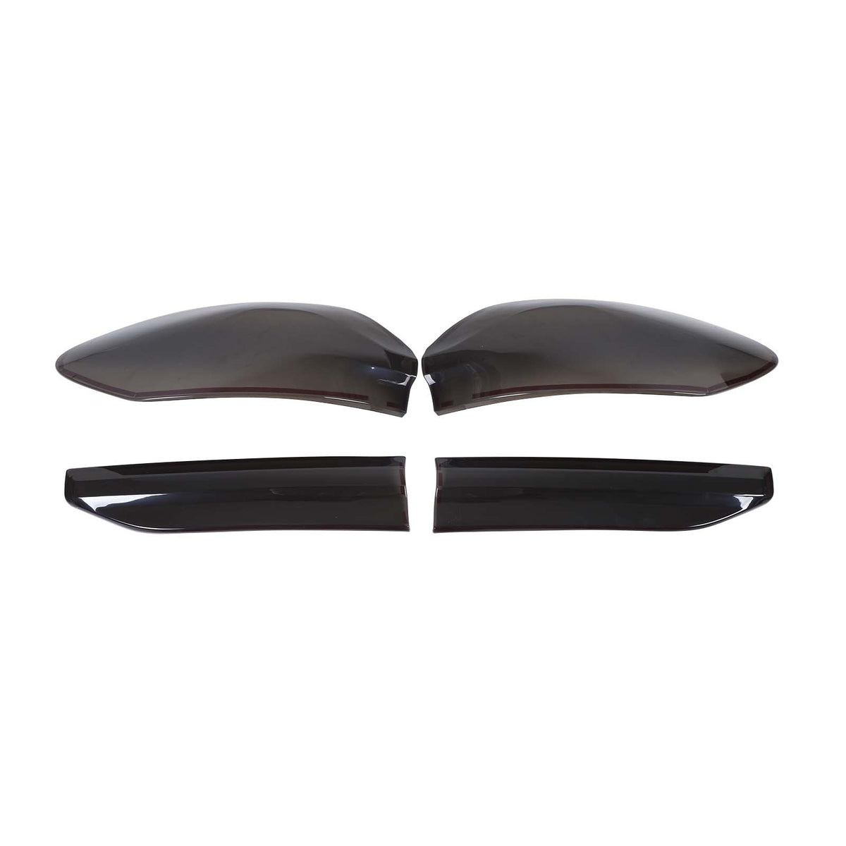 Smoked Rear Tail & Fog Light Guard Cover Trim Bezels For BMW X6 G06 2020-2026 US 10