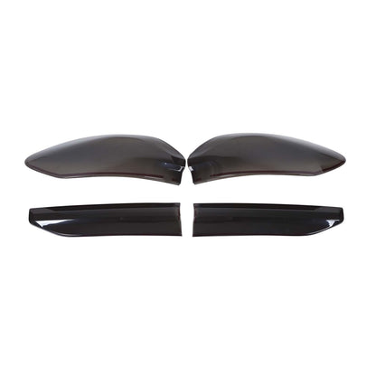 Smoked Rear Tail & Fog Light Guard Cover Trim Bezels For BMW X6 G06 2020-2026 US 10
