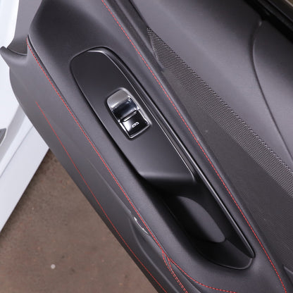 Matte Black ABS Full Interior Set Cover Trim Kit For Corvette C8 2020-25 - Styles 1-5 18