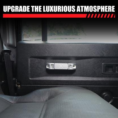 Mecha Silver Replacement Interior Door Handle Grab For LR Defender L316 2004-18 11