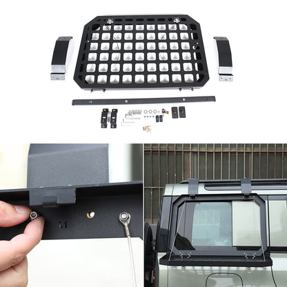 Right Side Molle Panel Trunk Shelf Storage Organizer for LR Defender 90 110 20+ 5