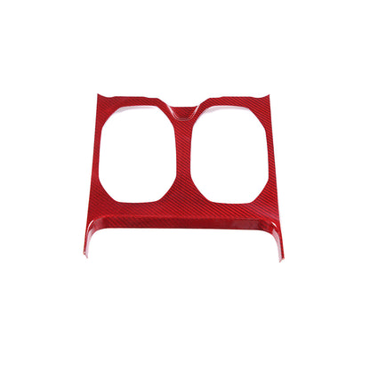 Red Carbon Central Gear Shift Cup Holder Panel Trim For Lamborghini URUS 18-23 10