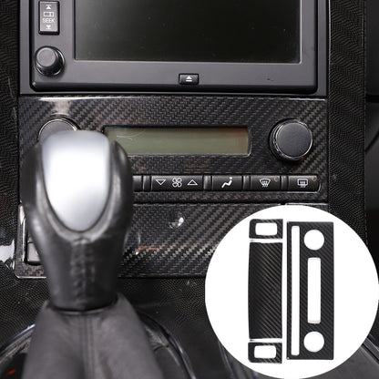Real Carbon Fiber Center Console Air Conditioner Trim For Corvette C6 2005-13 21