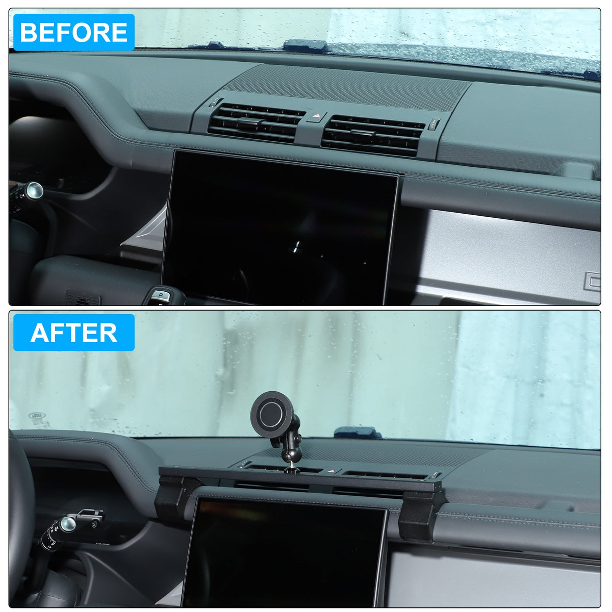 Center Console Multifunctional Phone Mount Bracket For LR Defender L663 2020-23 11
