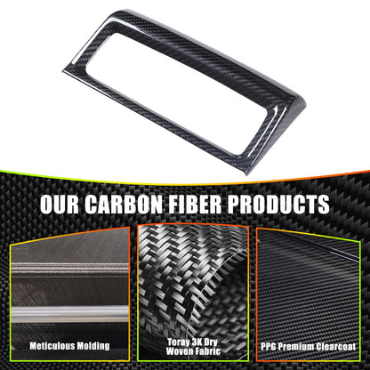 Real Carbon Fiber Rear Air Outlet Frame Trim For Porsche Panamera 972 2024+ 6