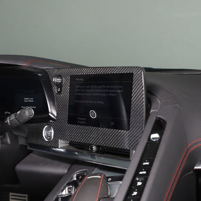Real Dry Carbon Fiber Full Interior Center Set Trim Kit For Corvette C8 20-25 US - Styles 46-50 28