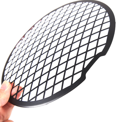 Silver Mesh Steel Rear Tail Light Grille Cover for Corvette C6 GS/Z0/ZR1 2005-13 17