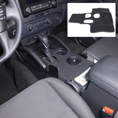Black Center Console Cover Trim For Nissan Frontier 2022+ US 13