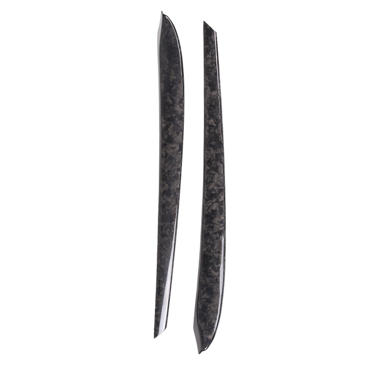 Forged Real Carbon Fiber Inner Door Panel Strip Trim For Tesla Model 3 Y 2021-22 7