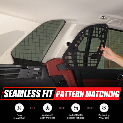 Aluminum Trunk Side Window Storage Hanger Bag Molle Panel For BMW X5 G05 2019-25 6