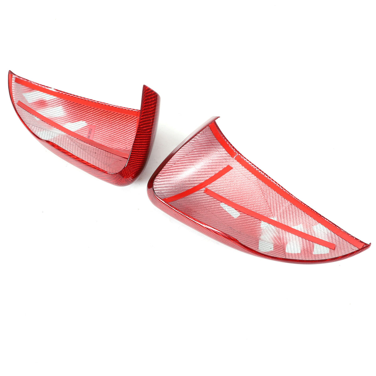Red Real Carbon Fiber Interior Exterior Conosle Trim Cover For Lotus EMIRA 21-25 43