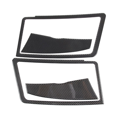 Carbon fiber Front headlight lamp cover Trim For Land Rover Defender 90 110 20+ 14