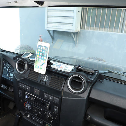 Magnetic Phone Holder Dashboard Storage Box For Land Rover Defender 2004-2018 19