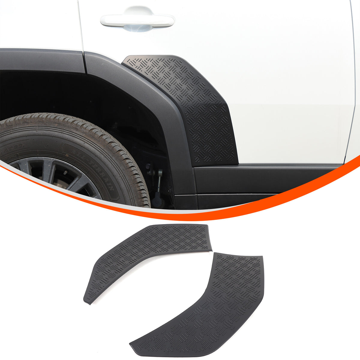 Rear Wing Fender Anti-Scratch Plate Cover For Toyota Land Cruiser LC250 24+ 6