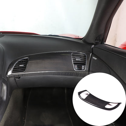 Real Carbon Fiber Dashboard Panel Decor Cover for Corvette C7 14-19 1