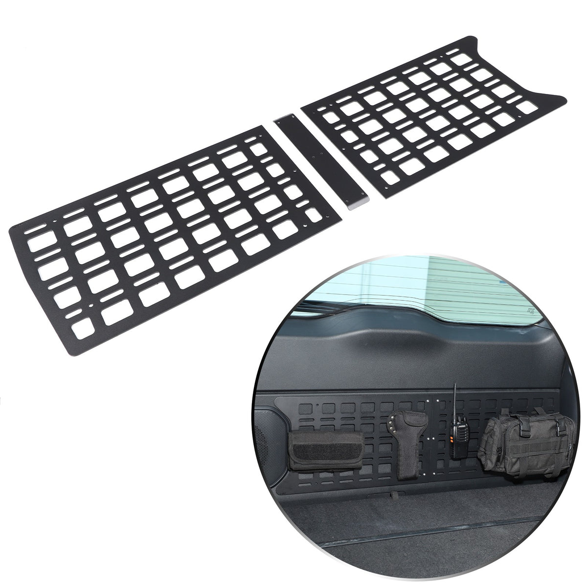 Tailgate Expansion Net Plate Table Molle Panel For Toyota Land Cruiser Prado 24+ 18