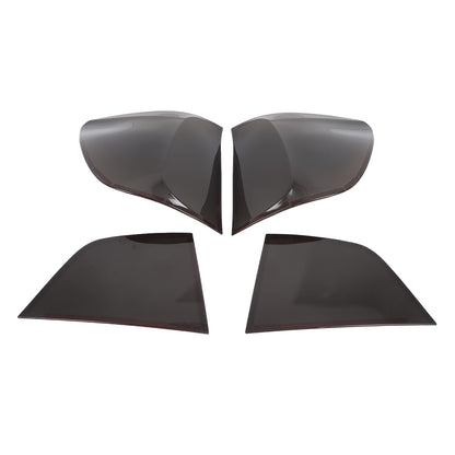 Black Smoked Gray ABS Taillight Cover Trim For BMW X3 F25 2011-2017 US 6