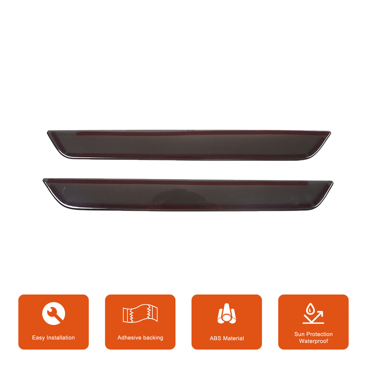 Smoked Rear Fog Tail Light Lamp Cover Trim For Range Rover Vogue L460 2023+ 7