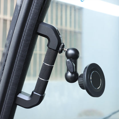 Replace Black A-Pillar Handle W/ Phone Mount For LR Defender L316 2004-2018 9