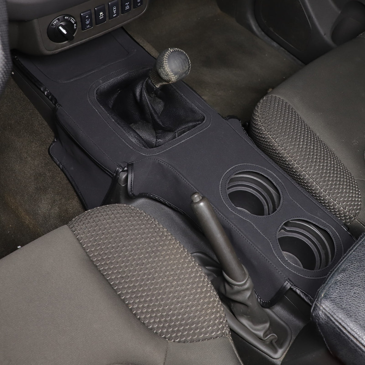 Suede Cloth Center Console Gear Shift Trim Cover For Nissan Frontier 2013-21 US 11
