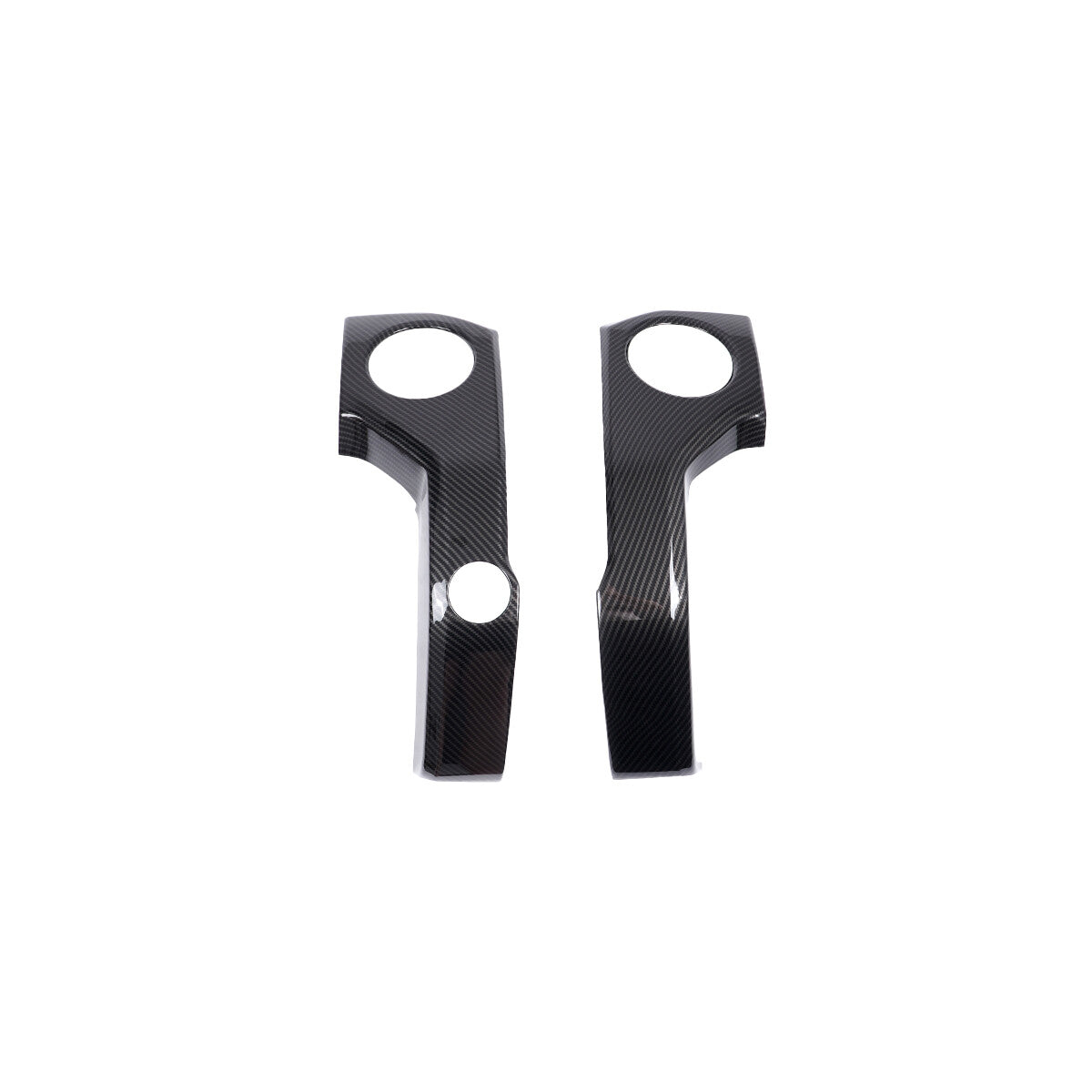 For Toyota Tundra 14-21 Carbon Fiber Color Black Side Air Vent Outlet Cover Trim 7