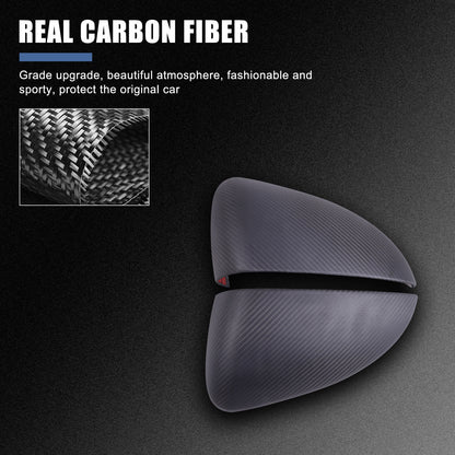 Matte Real Carbon fiber Side Rear Mirror Cover Caps Trim For Lotus EMIRA 2021-25 21