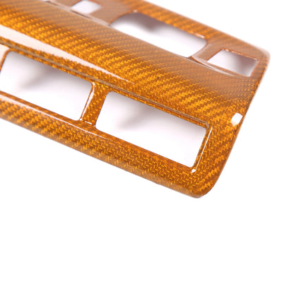 Yellow Carbon fiber Roof Reading Light Panel Trim For Corvette C8 2020-26 8