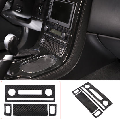 Real Carbon Fiber Center Console Air Conditioner Trim For Corvette C6 2005-13 20
