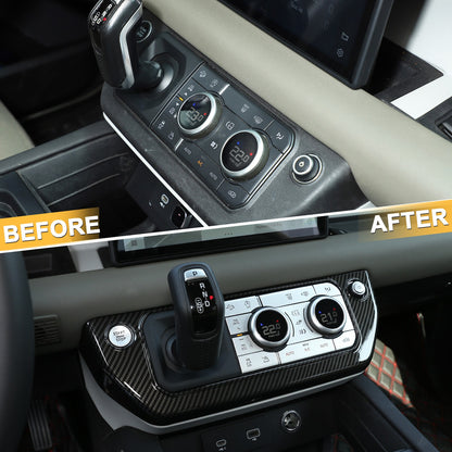 Start Stop AC Control Mode Button Sticker Kit For Land Rover Defender L663 20+ 23