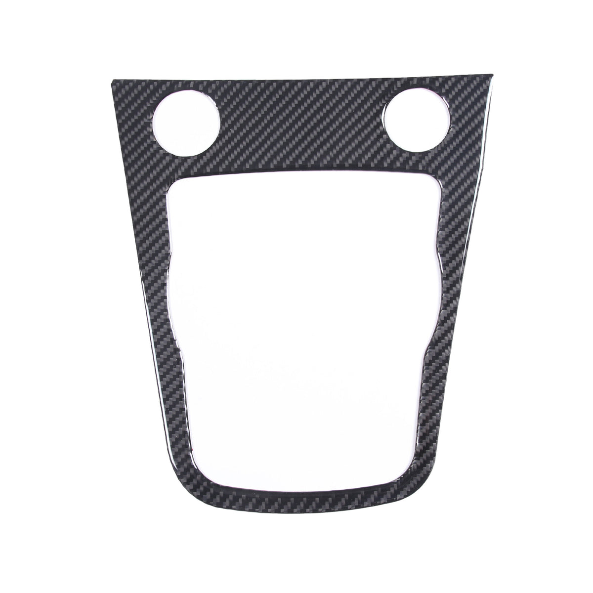 2PCS Carbon Fiber Gear shift Panel Trim Cover Sticker For Jaguar F-TYPE 2013-22 5