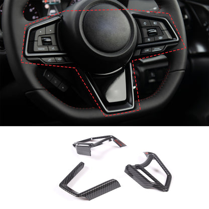 Carbon Fiber ABS Interior Full Cover Trim Kit Set For Subaru WRX AT 2022-2025 - Styles 1-5 36
