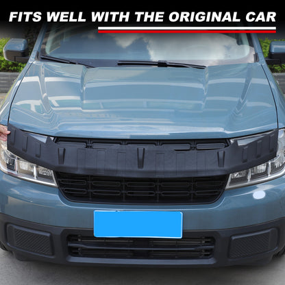 PU Leather Car Bonnet Hood Bra Wind & Bug Deflectors For Ford Maverick 2022+ US 7
