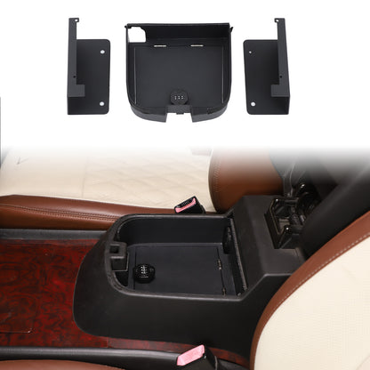 Alloy Center Console Armrest Safe Box Tray For Cadillac Escalade 2007-2014 2
