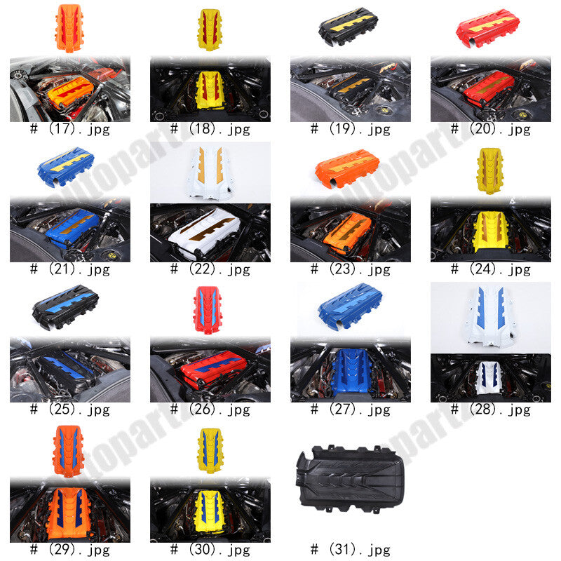 Replace Engine Hood Panel Trim Cover Cap For Corvette C8 Coupe 2020-26 - Variants 1-5 3