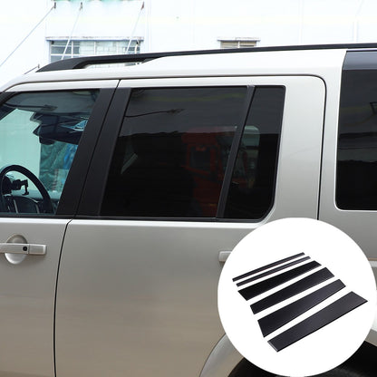 ABS Matte Black Window B-Pillar Trim For Land Rover Discovery 3/4 L319 2004-2016 1