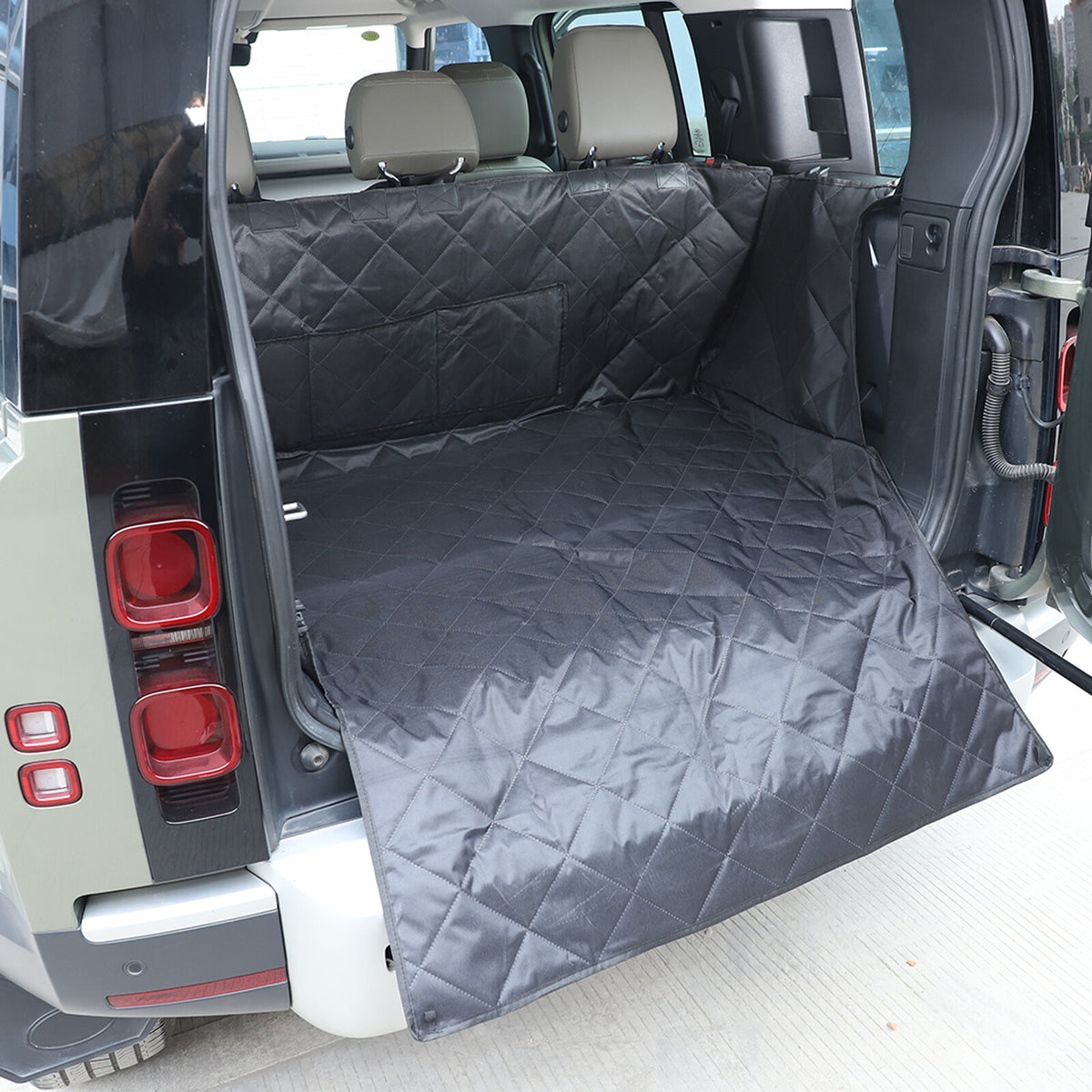 Pet Dog Seat Cover Car Back Seat Protector Hammock Mat For LR Defender 110 20-24 8