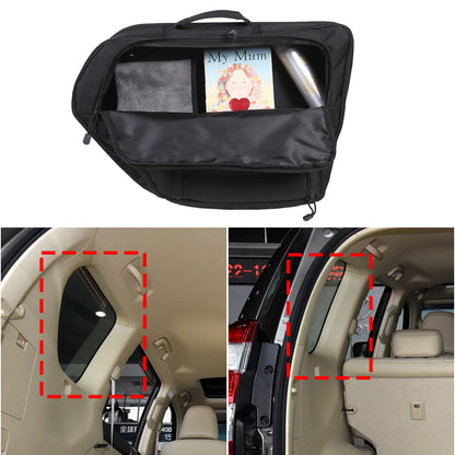 Car Trunk Left Side Window Storage Tool Bag For Toyota Land Cruiser Prado 10-23 4