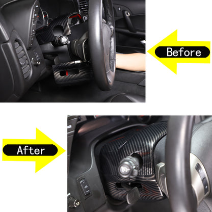 ABS Carbon Fiber Interior Exterior Cover Trim Kit For Corvette C6 2005-2013 127