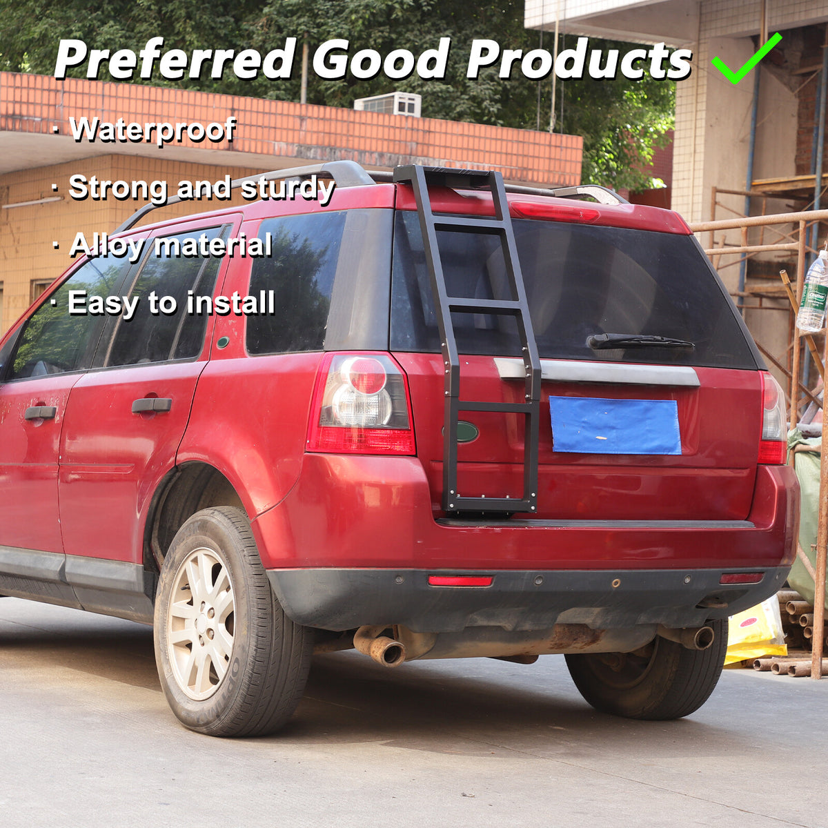Off-Road Rear Hatch Tailgate Ladder For LR Freelander 2 LR2 L359 2007-15 US 11