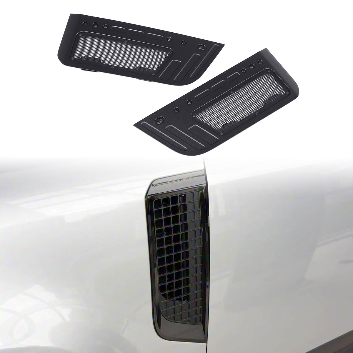 Replacement Fender Vent Mesh Guard Extension Cover For LR Defender L663 2020+ US 2