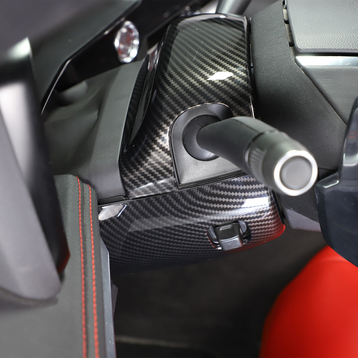 Carbon Fiber ABS Interior Full Decor Cover Trim Kit For Corvette C8 2020-2025 - Styles 36-40 33