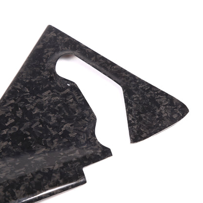 Forged Carbon fiber Front Hood Lift Support Corner Cover Trim For Corvette C8 13