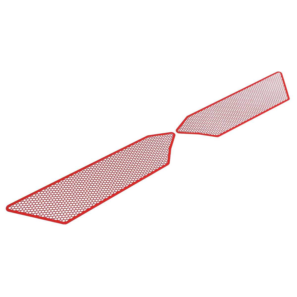 Red Stainless Steel Front Grille Insect Screen Trim For Corvette C8 2020+ 8