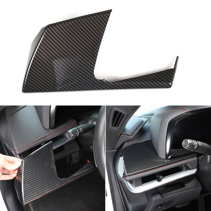 ABS Carbon Fiber Interior Full Cover Trim Kit Set For Corvette C8 2020-2025 11