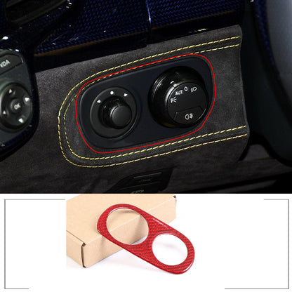 Red Real Carbon Fiber Center Interior Set Cover Trim Kit For Ferrari 458 2011-16 25