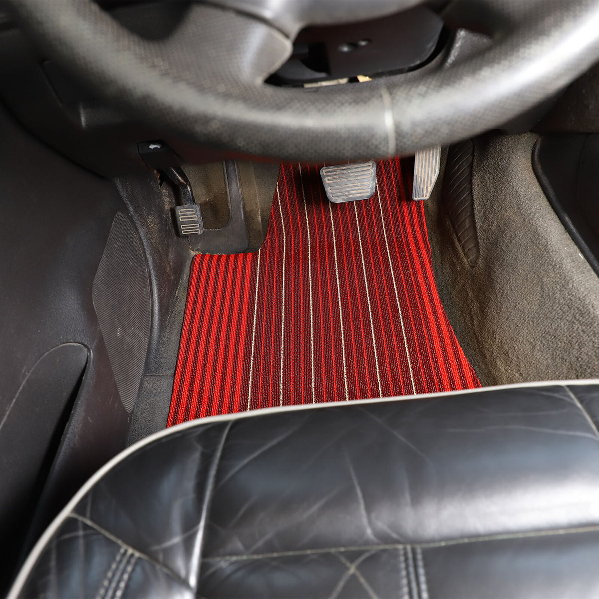 Beige Car Floor Mats Cargo Carpets Foot Pads For Hummer H3 2005-2009 5