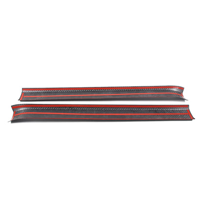 Forged Carbon Fiber Built In Scuff Door Sill Bar Plate For Corvette C6 2005-2013 10