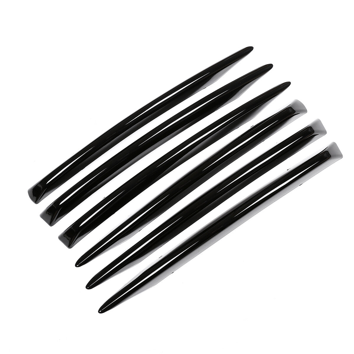 Gloss Black Front Grille Bumper Body Trim Kit For LR Range Rover Vogue HSE 18-22 2